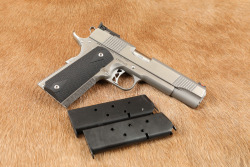 Dan Wesson PM-9 9mm Stainless Single Action 5" Semi-Auto Pistol, MFD ca 2009 - 2