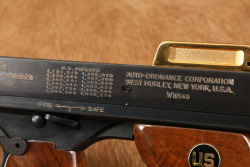Auto-Ordnance World War Two Commemorative Thompson 1 of 665 .45 ACP Semi-auto Rifle & Case - 22