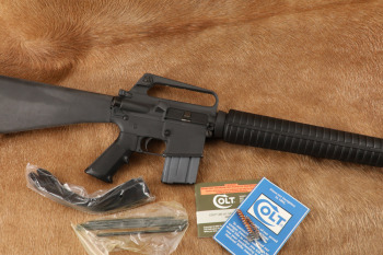 Colt AR-15 A2 Sporter II .223 Rem 20&rdquo; Semi-Auto Rifle & Paperwork, MFD 1978