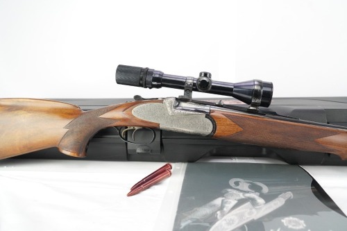 Perugini & Visini emperor II 4000S .375 H&H 26" Over Under Double Rifle & Box