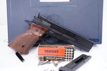Beretta Standard Model 89 Semi Automatic .22 LR Olympic Target Pistol & Box
