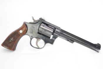 1948 Smith & Wesson K-22 Masterpiece Pre-Model 17 .22 LR 6" Double Action Revolver