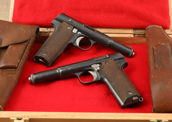 Consecutive Pair WWII German Issue Astra 600/43 9mm Luger Semi-Automatic Pistols, 1944 C&R