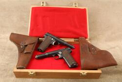 Consecutive Pair WWII German Issue Astra 600/43 9mm Luger Semi-Automatic Pistols, 1944 C&R - 3