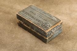 35 Rounds of Antique 1900s Winchester .45 Colt Ammo In US Cartridge Co. .44 Colt Incorrect Box - 3