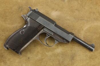 WWII German Walther P.38 P-38 ac44 9mm 5" Military Semi-Automatic Pistol, 1944 C&R