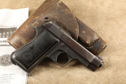 WWII Italian 4/UT Beretta Model 1935 M1935 .32 ACP Military Semi Automatic Pistol, 1944 C&R