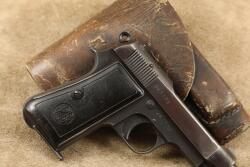 WWII Italian 4/UT Beretta Model 1935 M1935 .32 ACP Military Semi Automatic Pistol, 1944 C&R - 3