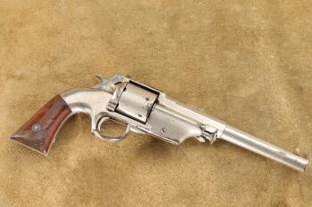 Rare Allen & Wheelock Center Hammer Army .44 Lip Fire Single Action Revolver, 1860-1863 Antique