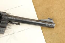 Custom Engraved Colt Officers Model Match 6" .22 LR Double Action Target Revolver, 1960 C&R - 5