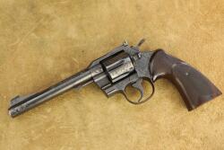 Custom Engraved Colt Officers Model Match 6" .22 LR Double Action Target Revolver, 1960 C&R - 23