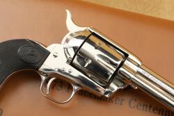 Cased Colt Peacemaker Centennial Nickel Frontier Six Shooter SAA .44-40 Revolver, 1973 C&R - 3