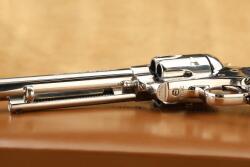 Cased Colt Peacemaker Centennial Nickel Frontier Six Shooter SAA .44-40 Revolver, 1973 C&R - 11