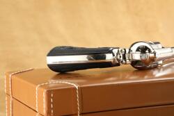 Cased Colt Peacemaker Centennial Nickel Frontier Six Shooter SAA .44-40 Revolver, 1973 C&R - 15