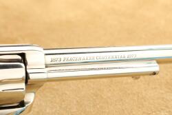 Cased Colt Peacemaker Centennial Nickel Frontier Six Shooter SAA .44-40 Revolver, 1973 C&R - 19