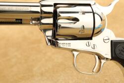 Cased Colt Peacemaker Centennial Nickel Frontier Six Shooter SAA .44-40 Revolver, 1973 C&R - 23