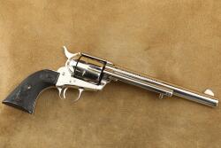 Cased Colt Peacemaker Centennial Nickel Frontier Six Shooter SAA .44-40 Revolver, 1973 C&R - 26