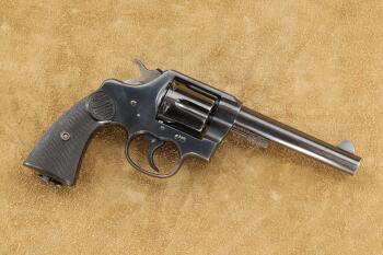 WWI Canadian Colt New Service 5 1/2" .455 Eley Webley Double Action Military Revolver, 1916 C&R
