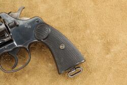 WWI Canadian Colt New Service 5 1/2" .455 Eley Webley Double Action Military Revolver, 1916 C&R - 12