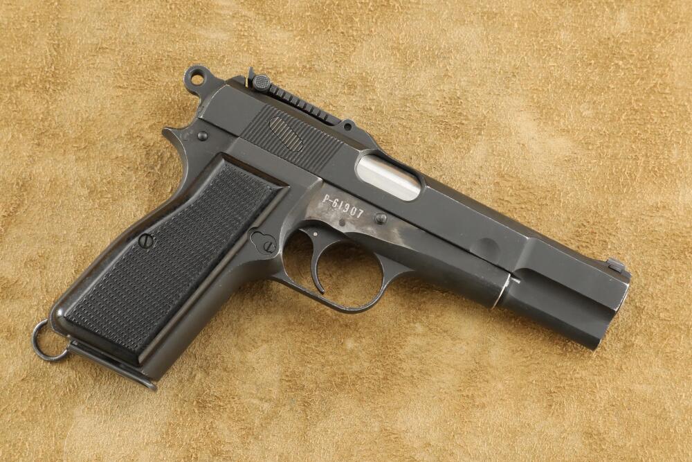WWII Canadian Inglis MK. I* Hi Power Lunch-Box? 9mm Semi-Automatic