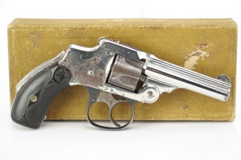 Smith & Wesson Model .32 New Departure .32 S&W 3" DAO Revolver & Box