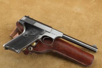 Colt Huntsman Like Woodsman 6" .22 Long Rifle LR Rimfire Semi-Automatic Pistol, 1956 C&R
