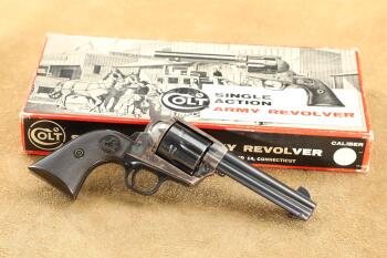 Stagecoach Box Colt 2nd Generation Single Action Army SAA 4 3/4" .45 Revolver, 1968 C&R