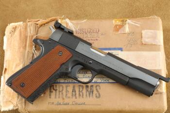 Custom Colt Model 1911A1 U.S. Army .38 Special Mid-Range Semi-Automatic Target Pistol, 1943 C&R