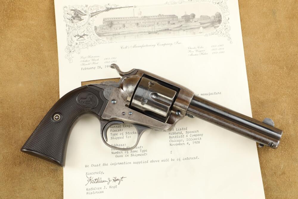 Colt 1st Gen Bisley Model Single Action Army SAA 4 3/4 .45