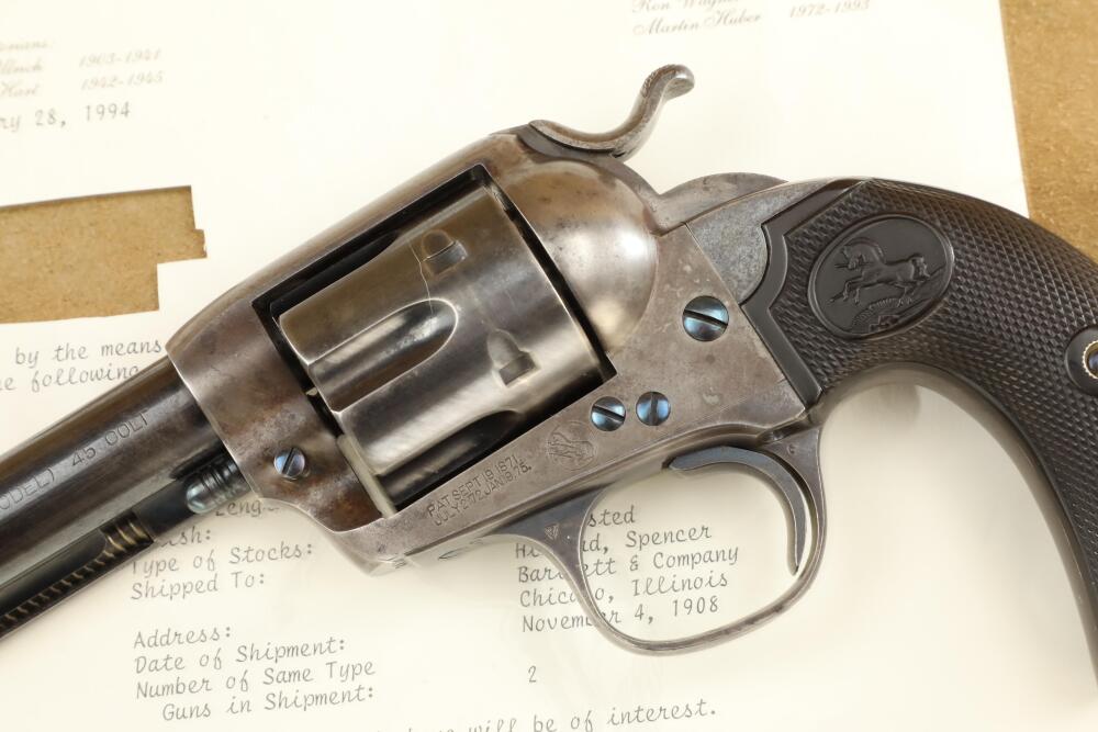 Colt 1st Gen Bisley Model Single Action Army SAA 4 3/4 .45