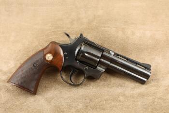 Colt Python Model I3640 Blue 4" .357 Magnum SA/DA Double Action Revolver, 1965 C&R