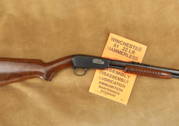 First Year Winchester Model 61 .22 LR 24" Octagonal Barrel Pump Action Rifle, 1932 C&R