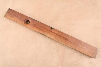 Antique 1920s Winchester Model 9827 Wood and Brass 30" Bubble Level