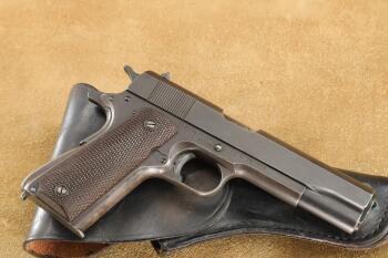 US Army WW2 Union Switch & Signal US&S Model 1911A1 Du-Lite .45 ACP Semi-Auto Pistol 1943 C&R