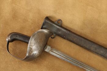 First Year, S/N "2977" US Army Pre-WW1 Cavalry Springfield Armory M-1913 Patton Saber, Sheath