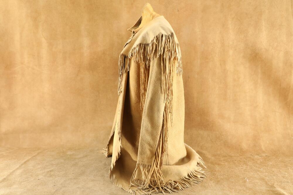 Vintage 1980s Custom Frontiersman's Mountain Man Fringed Buckskin