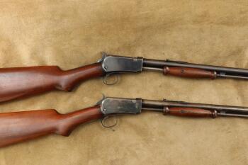 Consecutive Pair Winchester Model 1906 Expert Grade .22 S/L/LR Pump Rimfire Rifles 1918 C&R