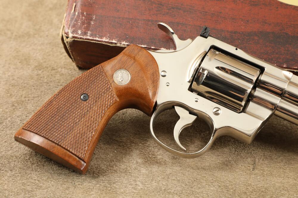 Boxed Colt Python Model I3681 8 .357 Magnum Nickel DA/SA Double
