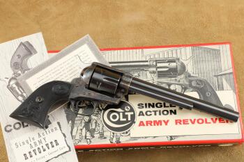 Stagecoach Box Colt 2nd Generation Single Action Army SAA 7 1/2" .357 Magnum Revolver, 1972 C&R