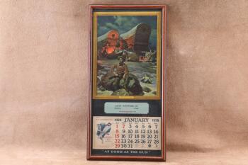 1928 The Winchester Store "Protection" Lacey Hardware Store Tooele Utah Advertising Calendar
