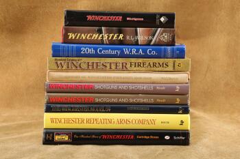 Lot of 10 Winchester Gun Reference Books, Herbert Houze, Robert Renneberg, R.L. Wilson, Etc.