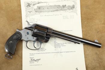 Colt Model 1878 Frontier Double Action .44-40 7 1/2" Revolver 1898 Antique & Letter