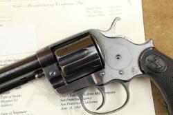 Colt Model 1878 Frontier Double Action .44-40 7 1/2" Revolver 1898 Antique & Letter - 8