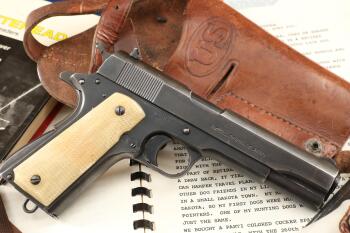 Documented Major Joseph W. Marshall's Colt Model of 1911 U.S. Army Pistol, 1918 C&R