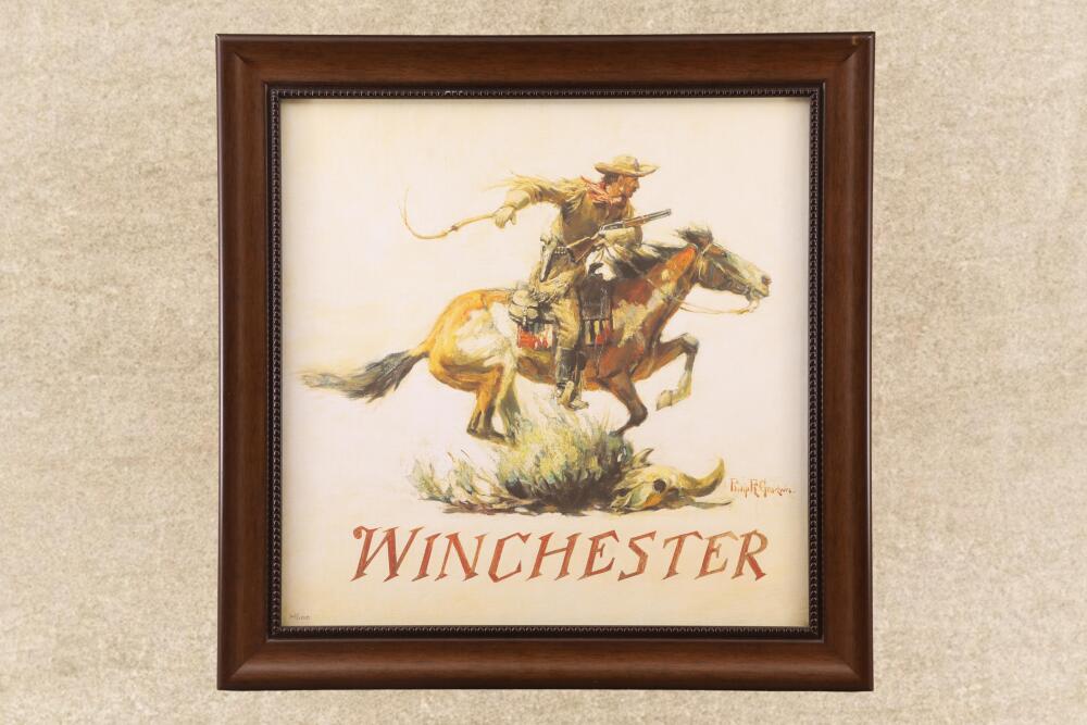 Limited Edition 163 Of 2500 Philip R Goodwin Winchester Horse And