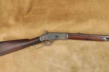 Winchester 1st Model 1873 24" Octagonal .44-40 WCF Lever Action Rifle, 1879 Antique
