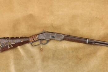 Winchester 1873 Saddle Ring Carbine 2nd Model 44-40 Lever Rifle 1878 Antique San Carlos Reservation