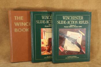 Lot of 3 Gun Books, "The Winchester Book" Madis, "Winchester Slide Action Rifles Vol. 1 & 2" Schwing