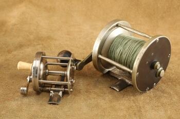Lot of 2 Vintage 1930s Winchester Fishing Reels, 1 3/8" Model 2236, & Rare Model 2647