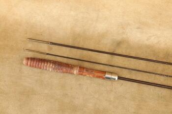 Antique 1920s Winchester Model 5720 8' 3 Piece Takedown Steel Bait Fishing Rod
